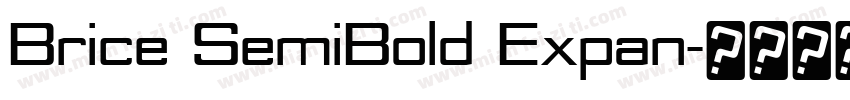 Brice SemiBold Expan字体转换